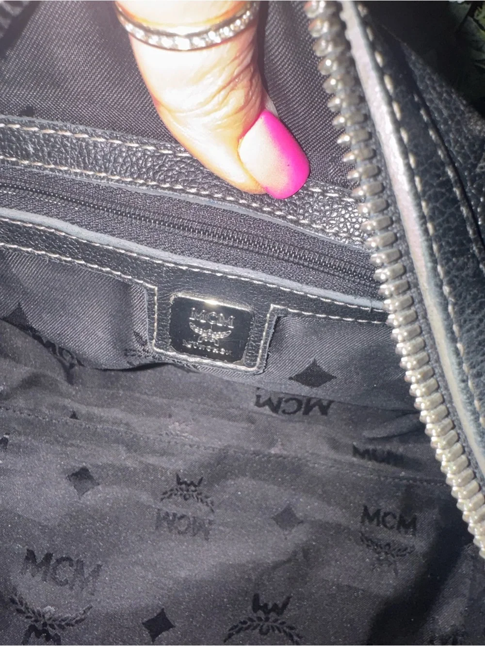 MCM classic satchel